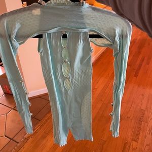 Poster Girl Jetta jumpsuit + Sabinna sleeves